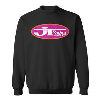 Jt Racing Purple Orange Old School Bmx Bmx Funny Gifts Sweatshirt | Mazezy