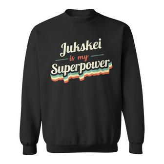 Jukskei Is My Superpower Jukskei Vintage Sweatshirt | Mazezy