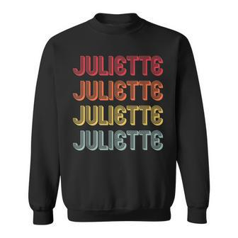 Juliette Gift Name Personalized Retro Vintage 90S Birthday Sweatshirt