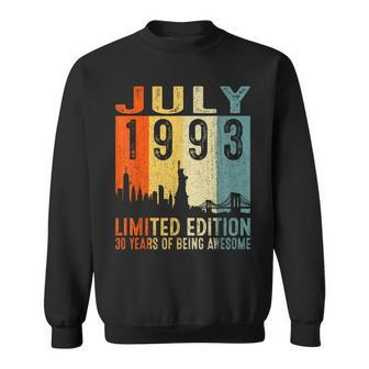 July 1993 Limited Edition 30 Years Of Being Awesome Sweatshirt | Mazezy