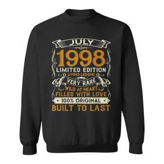 July 1998 22 Years Old 22Nd Birthday Gifts Sweatshirt | Mazezy