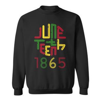 Junenth 1865 African American Celebrating Black Freedom Sweatshirt | Mazezy DE