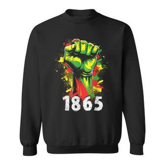 Junenth 1865 Black History African American Freedom Sweatshirt - Seseable