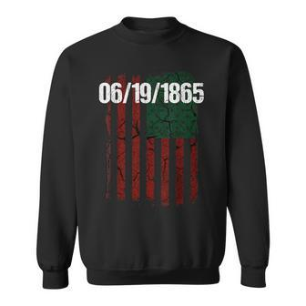 Junenth 1865 Black Pride Gift Sweatshirt | Mazezy UK