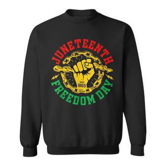 Junenth 1865 Freedom Day African American Celebrate Month Sweatshirt | Mazezy