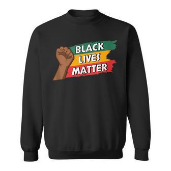 Junenth Black Lives Matter Proud Black Pride Honored Blm Sweatshirt | Mazezy