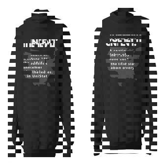 Junenth Celebrates Freedom Black African American History Sweatshirt | Mazezy