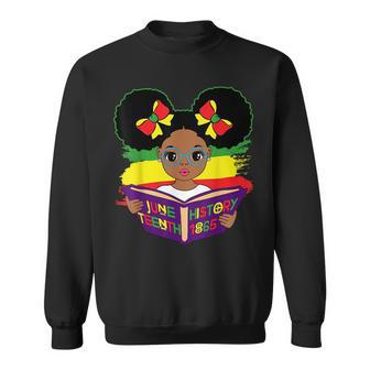 Junenth Celebrating 1865 Black Toddler Girls Kids History Sweatshirt - Seseable