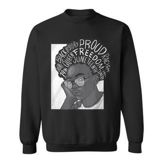 Junenth Celebrating Black Freedom 1865 - African American Sweatshirt | Mazezy AU