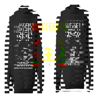 Junenth Free-Ish Since 1865 Africa Black American Us Usa Sweatshirt - Seseable