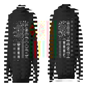 Junenth Freedom Day Afro African American June 19Th 1865 Sweatshirt - Thegiftio UK