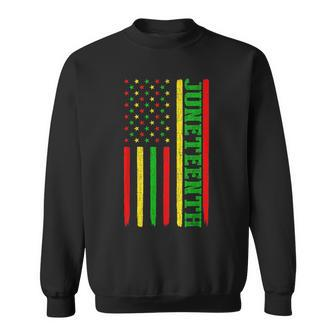 Junenth In A Flag For Black History Day June 19Th 1865 Sweatshirt - Thegiftio UK
