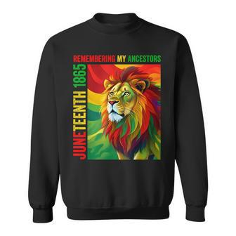 Junenth Lion Remembering My Ancestors 2023 Sweatshirt - Seseable