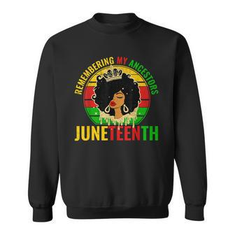 Junenth Women African American Black Women 1865 Sweatshirt - Seseable
