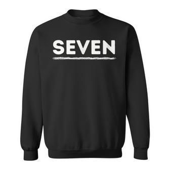 Jungkook Seven Minimalist Futuristic Kpop Design Sweatshirt - Seseable