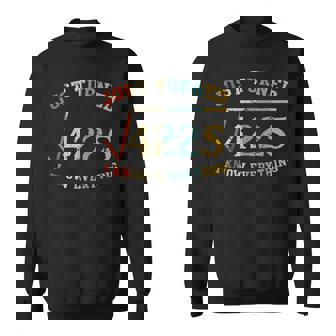 Just Turned Square Root Of 4225 65 Years Old Sweatshirt | Mazezy