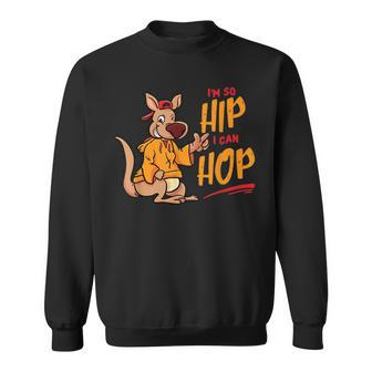 Kangaroo Hip Hop Australia Radio Music Souvenir Aussie Gift Sweatshirt | Mazezy