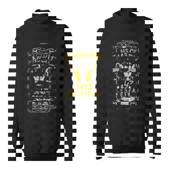 Kansas City Jazz Festival Guitar Sweatshirt | Mazezy