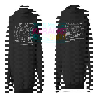 Karaoke Singer 80S Retro This Is My Karaoke Sweatshirt - Thegiftio