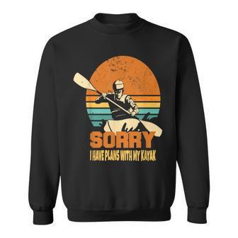 Kayaking Boating Kayaker Apparel Kayak Lovers Surf Kayaking Sweatshirt | Mazezy
