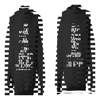 Keep Calm And Pop Pop Will Fix It - Gift For Grandpa Sweatshirt | Mazezy