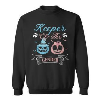 Keeper Of The Gender Pumpkin Thanksgiving Gender Reveal Sweatshirt | Mazezy