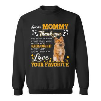 Keeshond Dear Mommy Thank You For Being My Mommy Sweatshirt - Monsterry CA