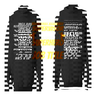 Keymodule Assembly Supervisor Humor Sweatshirt | Mazezy