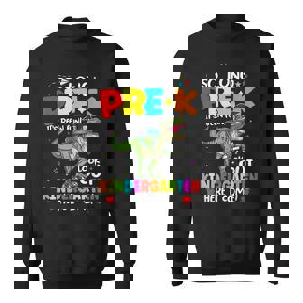 Kids So Long Pre-K Graduation Class 2023 Preschool Dinosaur Sweatshirt | Mazezy