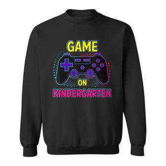 Kindergarten Funny Game On Back To School Video Gamer Sweatshirt - Monsterry