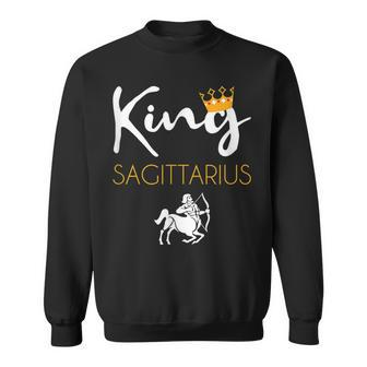 King Sagittarius Astrology Birthday Zodiac Signs Sagittarius Sweatshirt | Mazezy