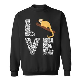 Kinkajou Love Pet Wildlife Animal Monkey Lover Sweatshirt | Mazezy