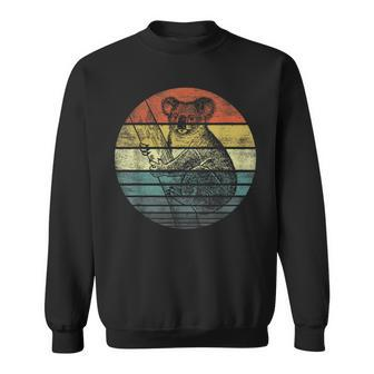 Koala Bear Gifts Retro Sunset Animal Lover Koala Silhouette Sweatshirt | Mazezy
