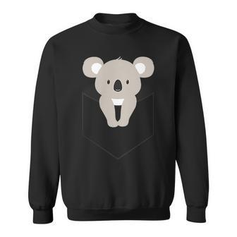 Koala In Your Pocket Koala Sweatshirt | Mazezy