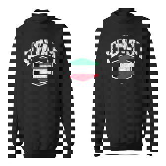 Kuwait Vintage Flag Throwback Design Classic Souvenir Sweatshirt | Mazezy