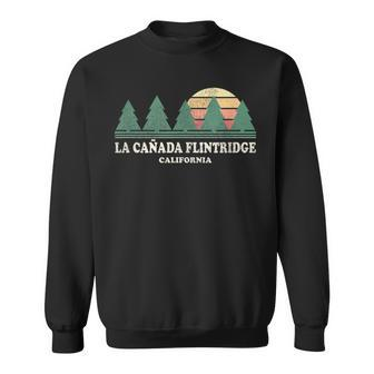 La Canada Flintridge Ca Vintage Throwback Retro 70S Desi Sweatshirt | Mazezy DE