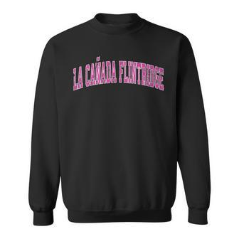 La Canada Flintridge California Ca Vintage Sports Pin Sweatshirt | Mazezy