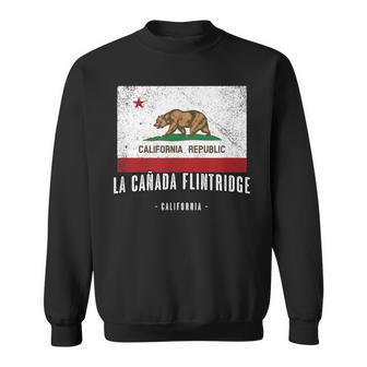 La Cañada Flintridge California City Souvenir Ca Flag Sweatshirt | Mazezy