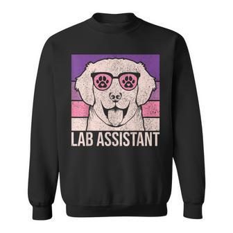 Lab Assistant Dog Lover Owner Pet Animal Labrador Retriever Sweatshirt - Seseable