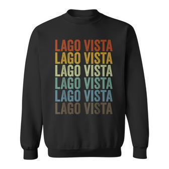 Lago Vista City Retro Sweatshirt | Mazezy