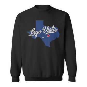 Lago Vista Texas Tx Map Sweatshirt | Mazezy