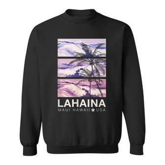 Lahaina Maui Vintage Hawaiian Sweatshirt - Monsterry AU