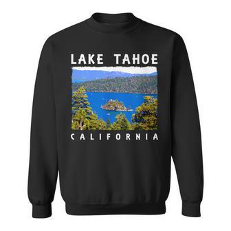 Lake Tahoe California Emerald Bay Sweatshirt | Mazezy