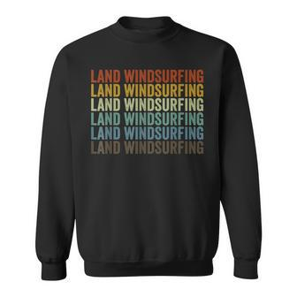 Land Windsurfing Sports Retro Sweatshirt | Mazezy