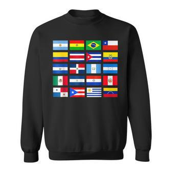 Latin American Flags Hispanic Heritage Month Sweatshirt - Monsterry AU