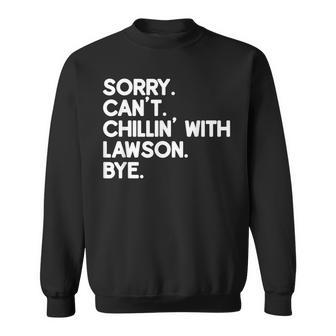 Lawson First Name Funny Personalized Named Friend Of Sweatshirt | Mazezy