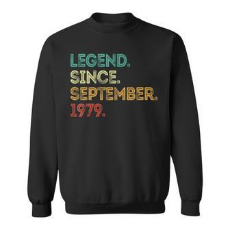 Legend Since September 1979 44Th Birthday 44 Years Old Sweatshirt - Monsterry UK