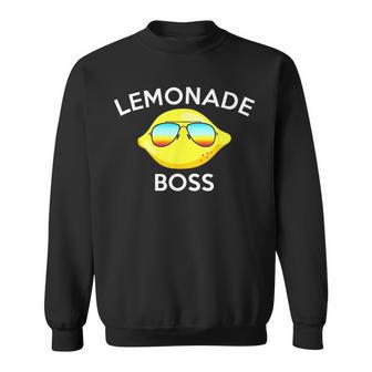 Lemonade Boss Lemon Citrus Fruit Lover Funny Mm Sweatshirt | Mazezy