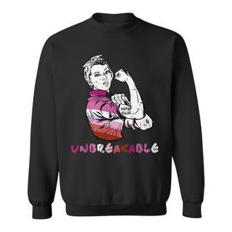 Lesbian Human Rights Unbreakable Lgbtq Cool Lgbt Ally Gift Sweatshirt | Mazezy