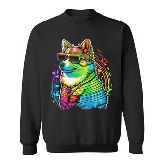 Lesbian Lgbt Gay Pride Swedish Vallhund Dog Sweatshirt | Mazezy CA